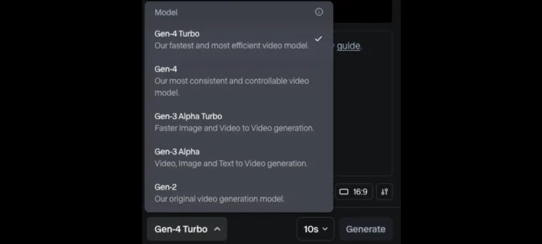 Runway تطلق Gen‑4 Turbo سرعة توليد الفيديو بالذكاء الاصطناعي