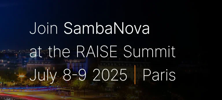 SambaNova تشارك في قمة RAISE 2025 بباريس