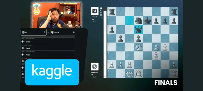 OpenAI’s o3 يهزم Grok 4 في بطولة شطرنج الذكاء في Kaggle