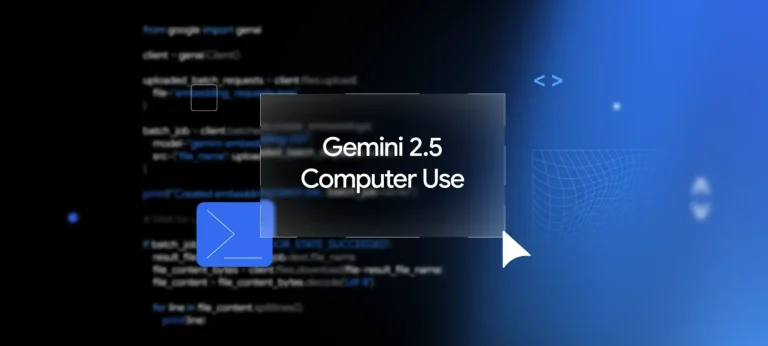 Gemini 2.5 Computer Use من جوجل وتفتح عصر التحكم الذكي