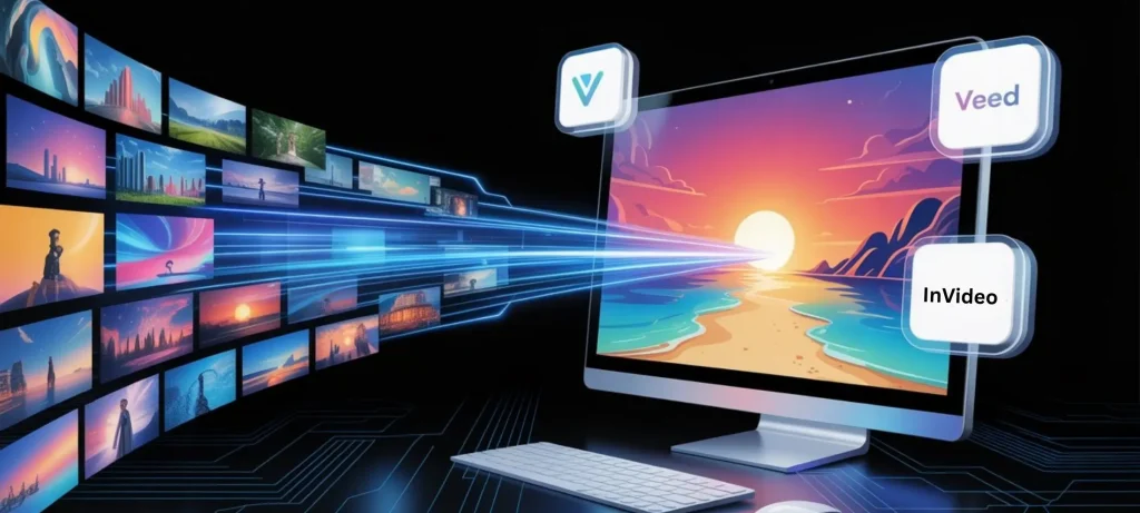 دمج فيديوهات بالذكاء الاصطناعي