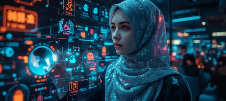 صور بنات محجبات بالذكاء الاصطناعي