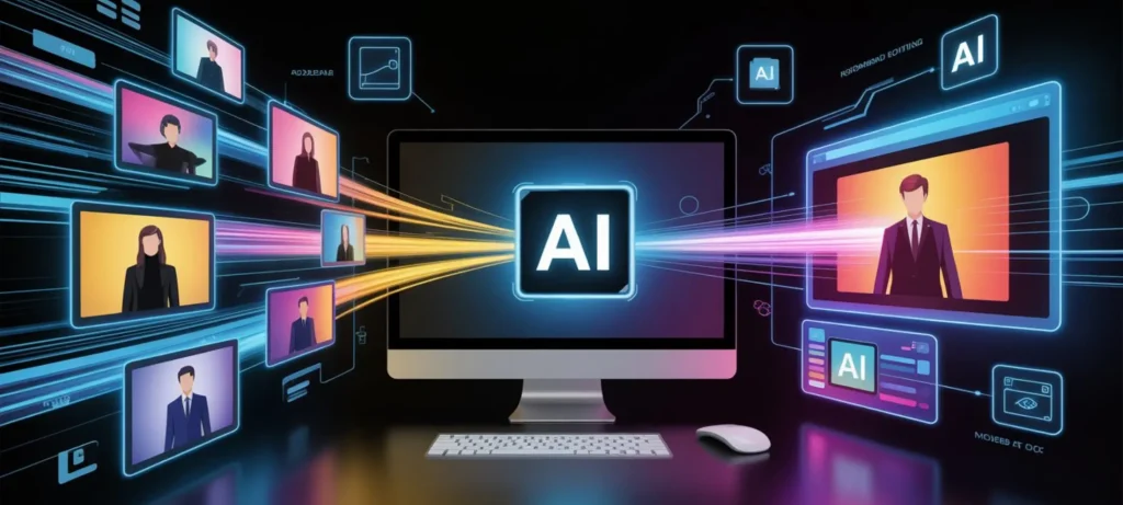 دمج فيديوهات بالذكاء الاصطناعي