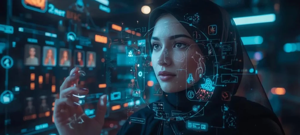 صور بنات محجبات بالذكاء الاصطناعي