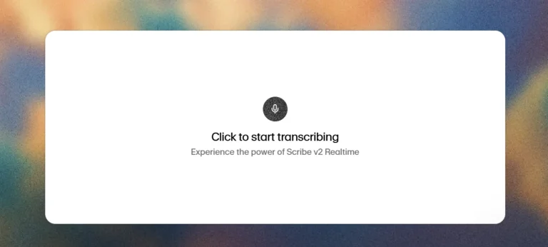 Scribe v2 Realtime: النسخة الأسرع والأدق لتحويل الكلام لنص