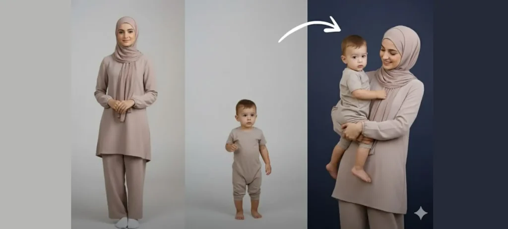 دمج صورتين بالذكاء الاصطناعي