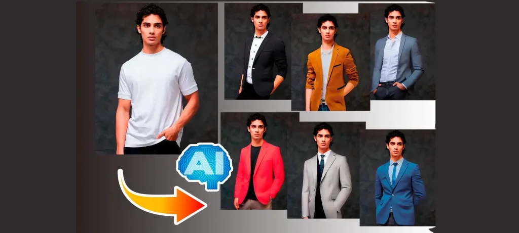 تغيير الملابس بالذكاء الاصطناعي