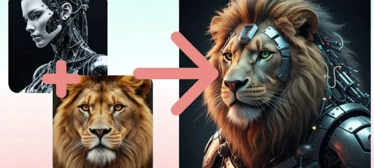 دمج صورتين بالذكاء الاصطناعي