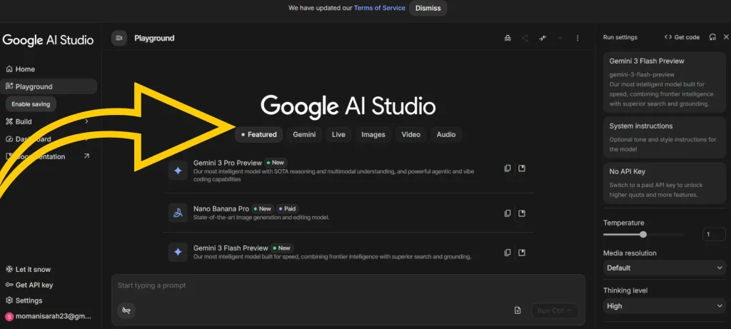 Google AI Studio