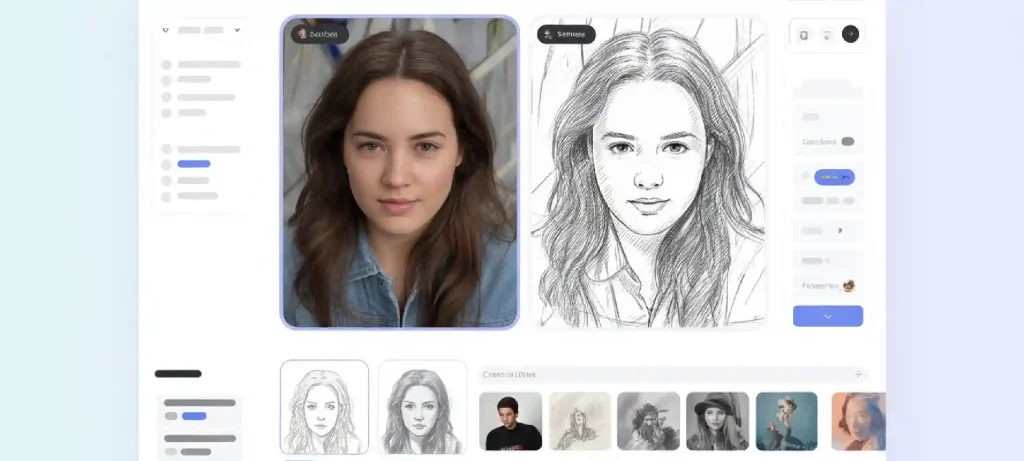 تحويل الصورة إلى رسم بالذكاء الاصطناعي