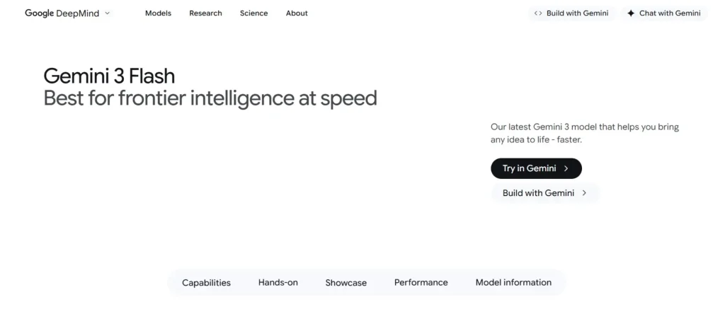Gemini 3 Flash
