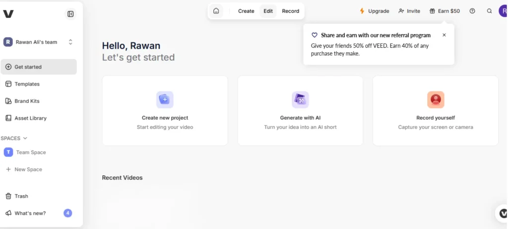 عمل اعلان بالذكاء الاصطناعي مجانا