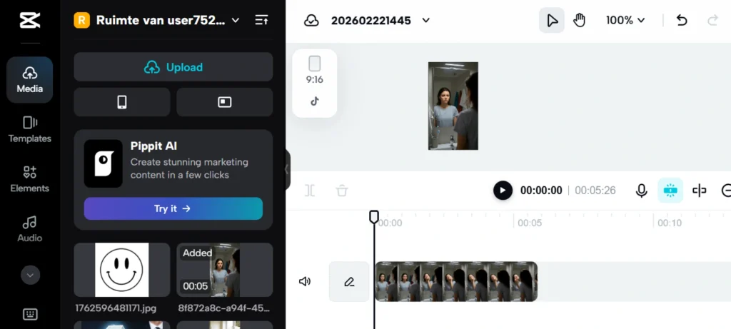 طريقة تركيب صورة على فيديو