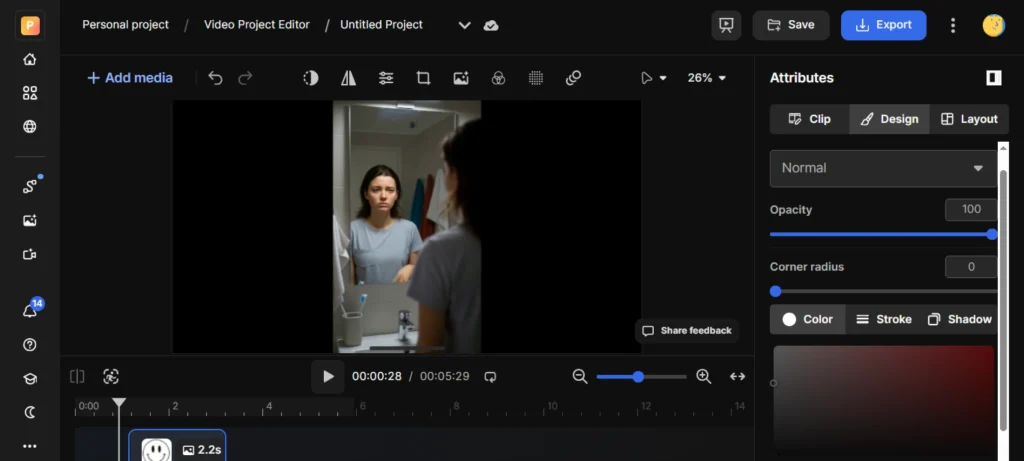 طريقة تركيب صورة على فيديو