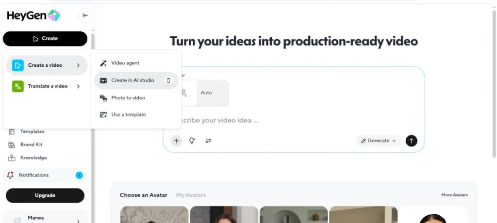 تحويل النص إلى فيديو