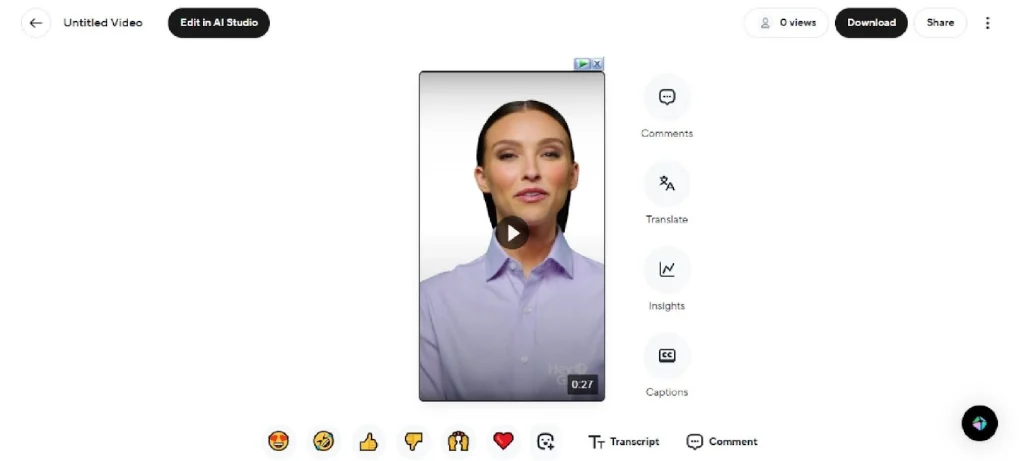 تحويل النص إلى فيديو