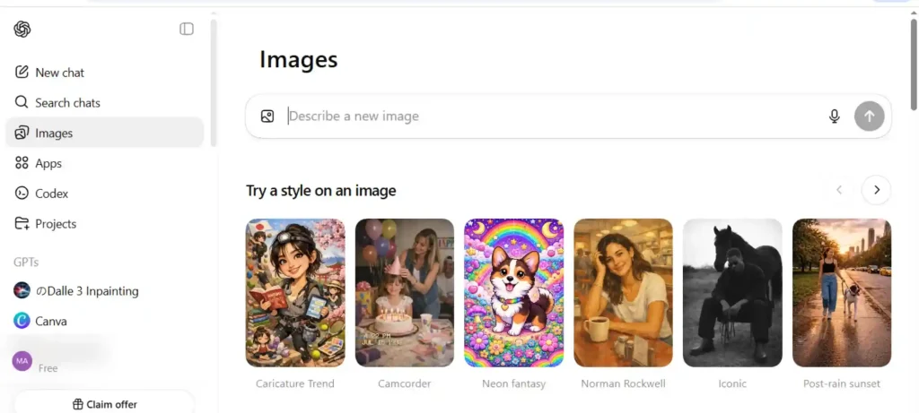 صور كاريكاتير ChatGPT