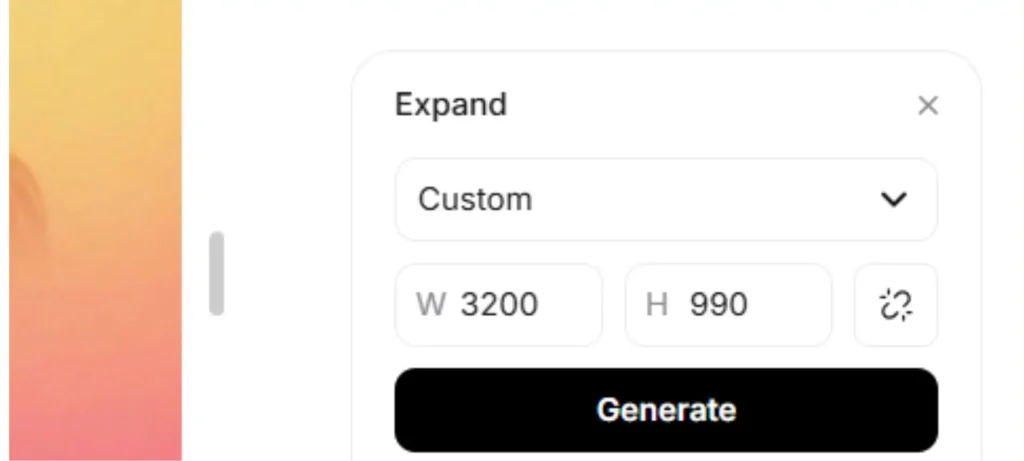 توسيع الصور بالذكاء الاصطناعي
