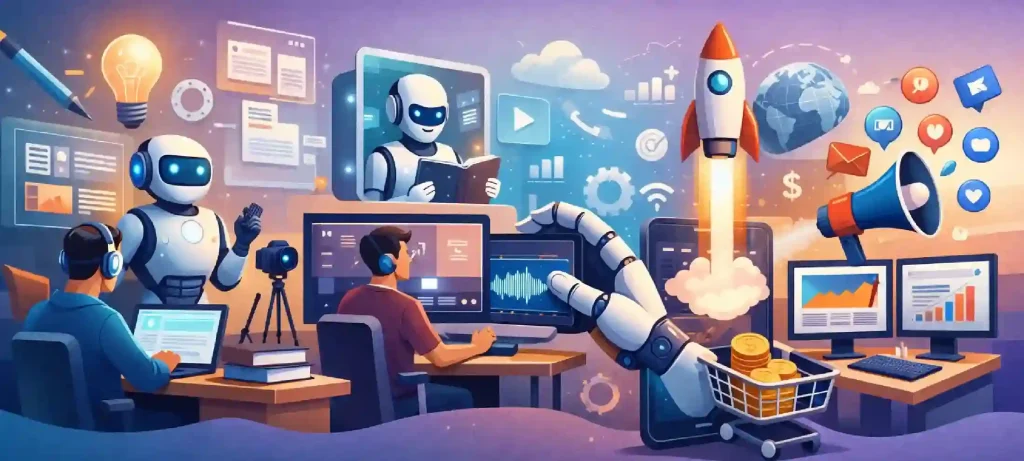 إنشاء كورسات بالذكاء الاصطناعي