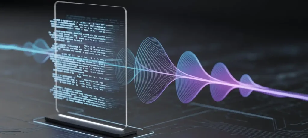 تحويل النص إلى صوت بشري