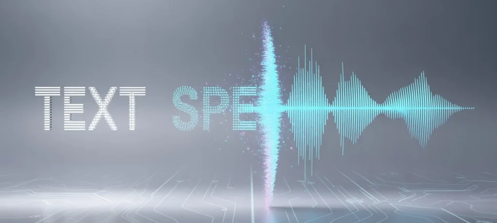 تحويل النص إلى صوت بشري