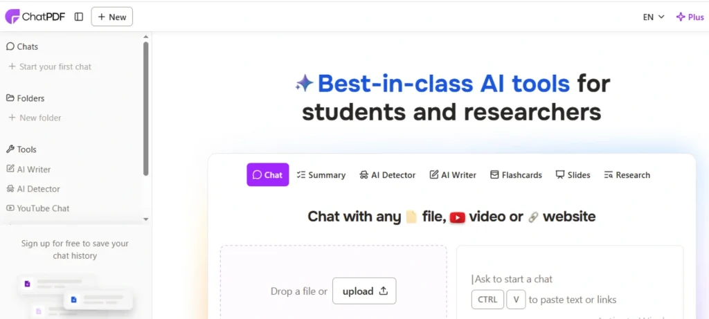 تلخيص ملف بالذكاء الاصطناعي