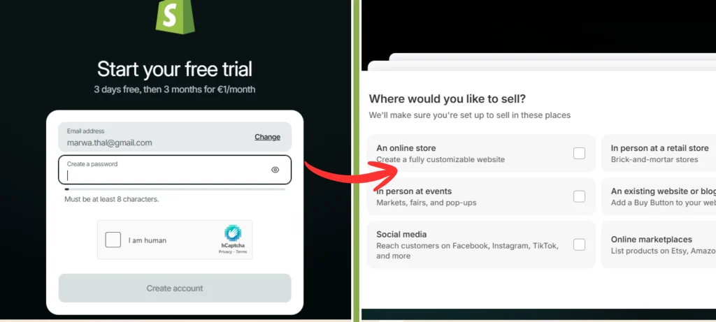 إنشاء متجر بالذكاء الاصطناعي