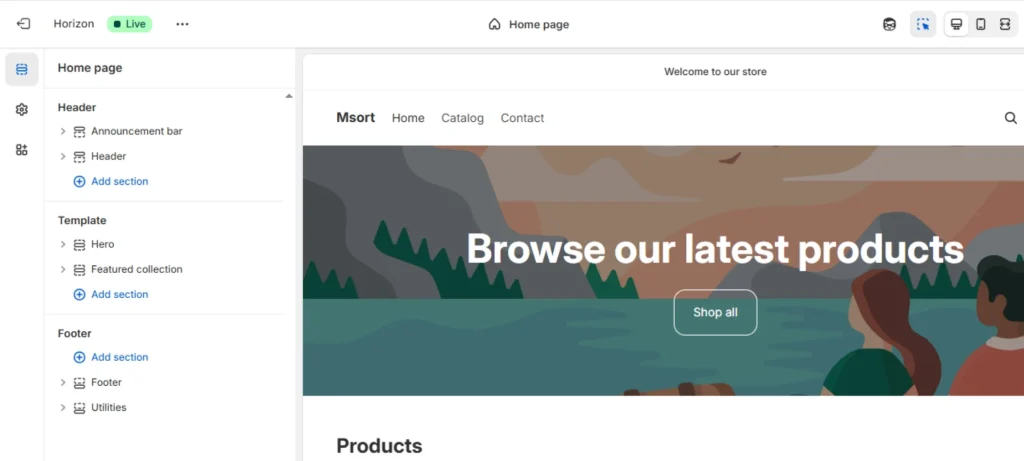 إنشاء متجر بالذكاء الاصطناعي