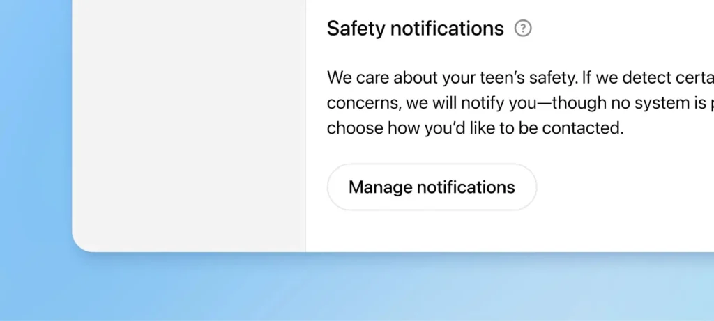 الرقابة الأبوية في شات جي بي تي