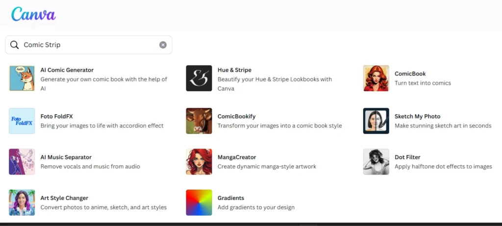 تصميم قصة مصورة بالذكاء الاصطناعي
