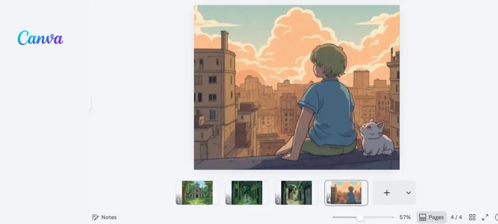 تصميم قصة مصورة بالذكاء الاصطناعي