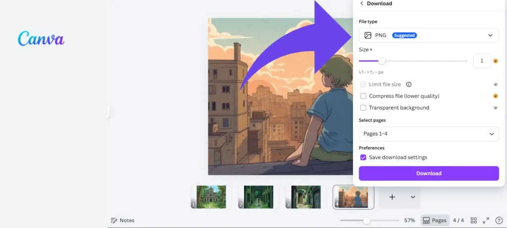 تصميم قصة مصورة بالذكاء الاصطناعي
