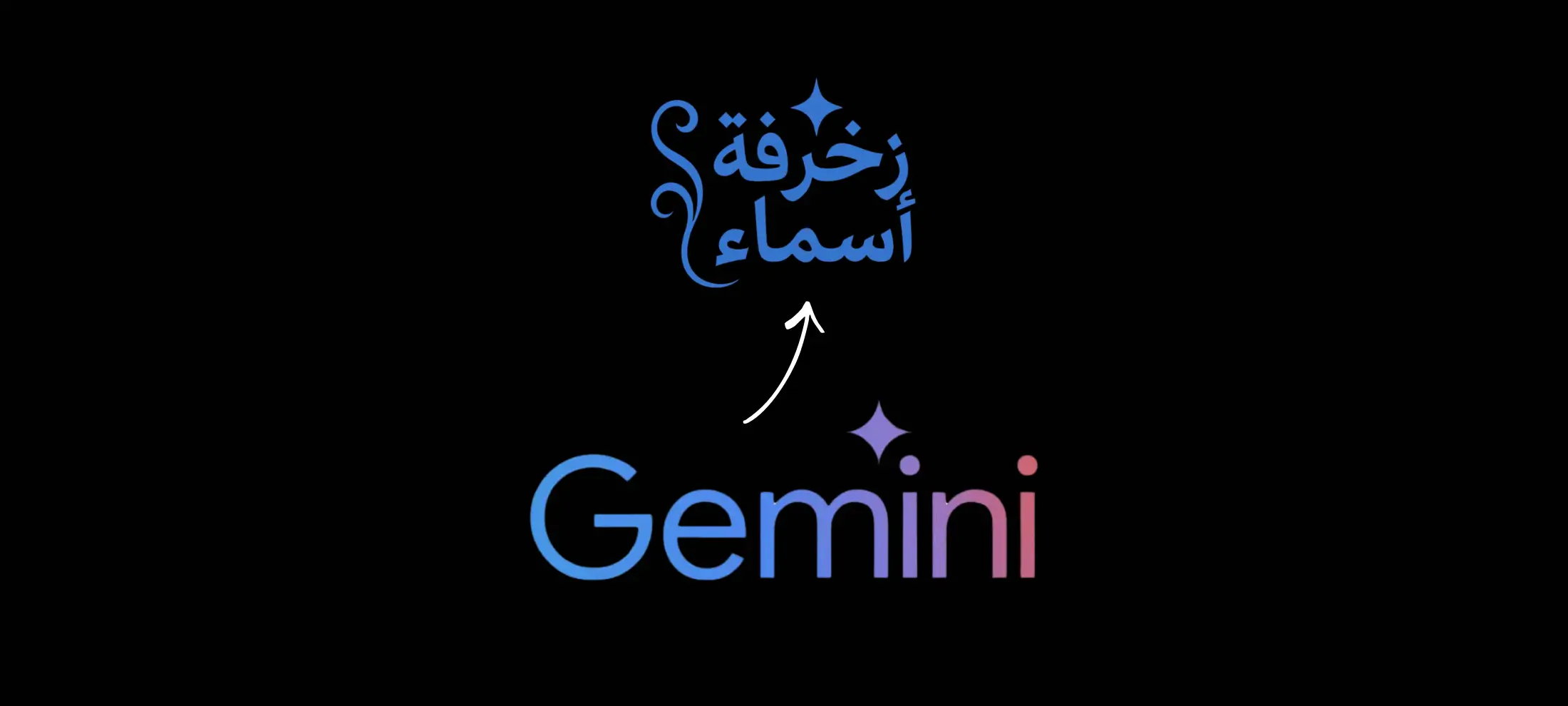 زخرفة الأسماء بالذكاء الاصطناعي