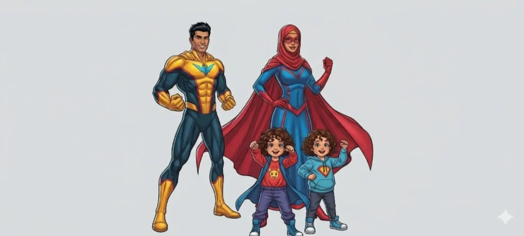 تصميم قصة مصورة بالذكاء الاصطناعي