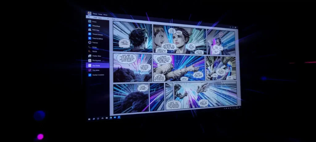 مولد قصص مصورة بالذكاء الاصطناعي