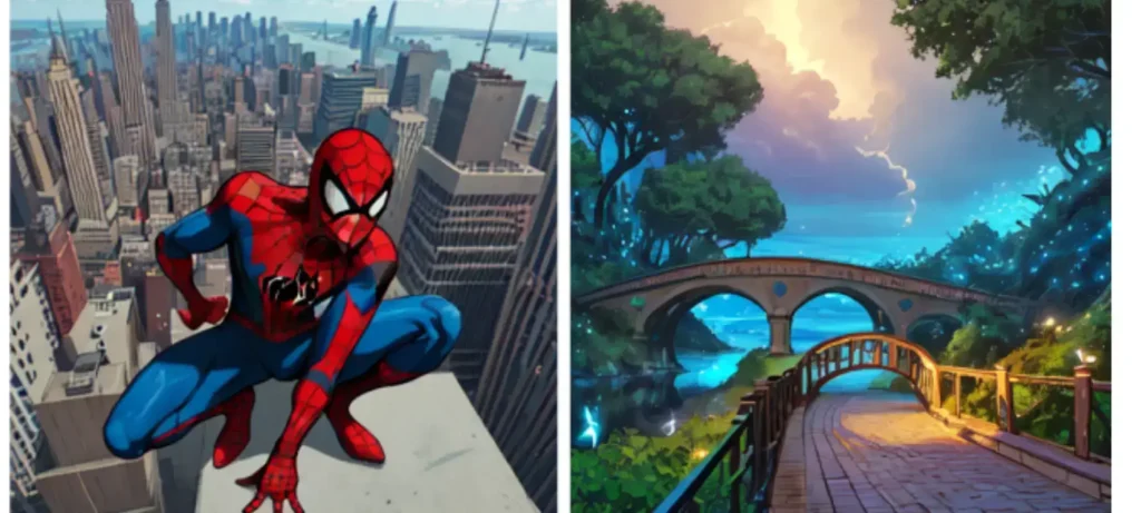 تصميم قصة مصورة بالذكاء الاصطناعي