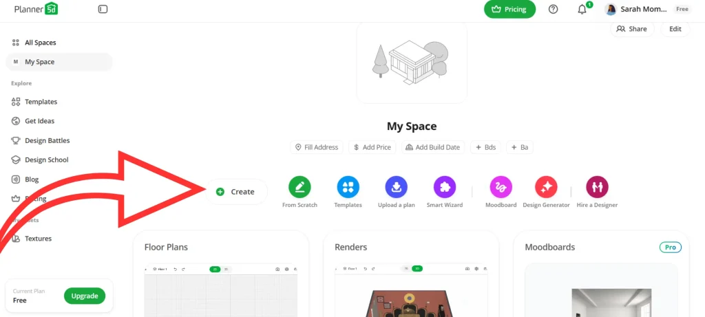 رسم مخطط معماري بالذكاء الاصطناعي