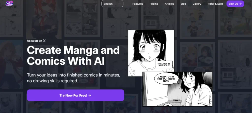 صنع مانجا بالذكاء الاصطناعي