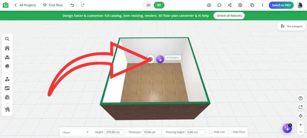 رسم مخطط معماري بالذكاء الاصطناعي