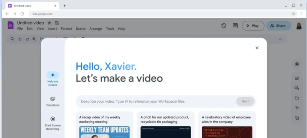 إنشاء فيديو بالذكاء الاصطناعي مجاني