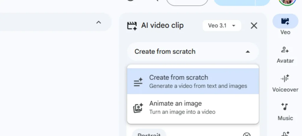 إنشاء فيديو بالذكاء الاصطناعي مجاني