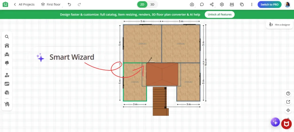 رسم مخطط معماري بالذكاء الاصطناعي