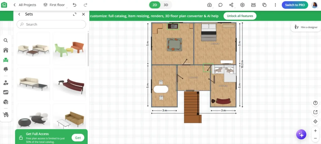 رسم مخطط معماري بالذكاء الاصطناعي