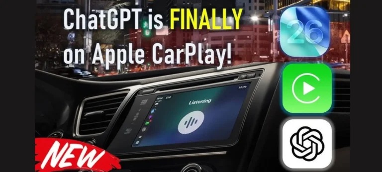 OpenAI تُتيح ChatGPT بصوت مباشر عبر CarPlay في السيارات