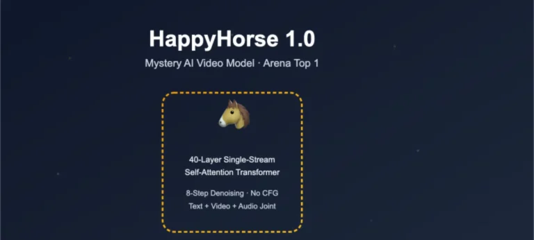 نموذج غامض HappyHorse-1.0 يتصدر عالم فيديو الذكاء