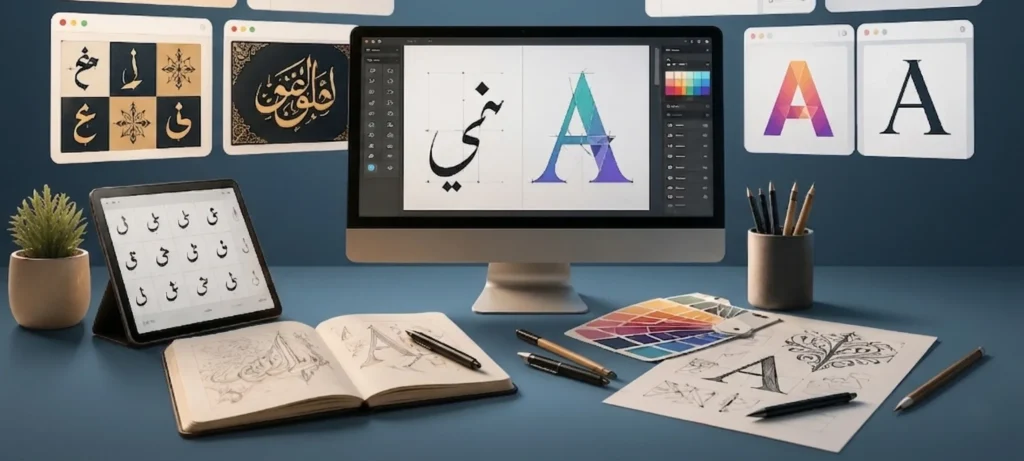 تصميم خطوط بالذكاء الاصطناعي