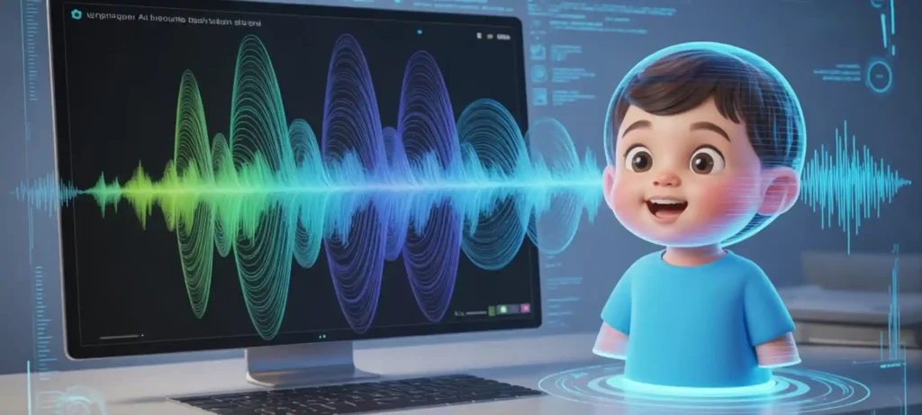 تحويل النص إلى صوت طفل عربي