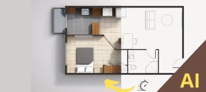 رسم مخطط معماري بالذكاء الاصطناعي