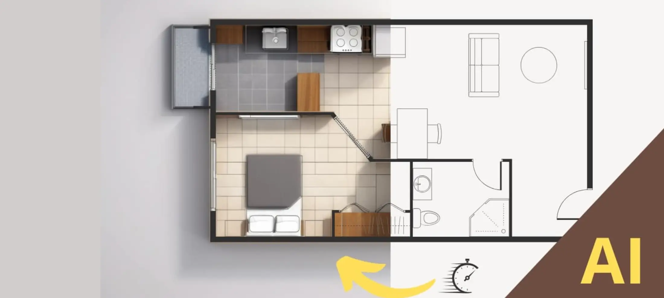 رسم مخطط معماري بالذكاء الاصطناعي