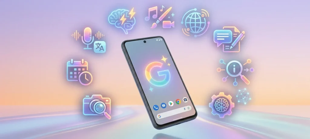 ميزات Gemini للأندرويد